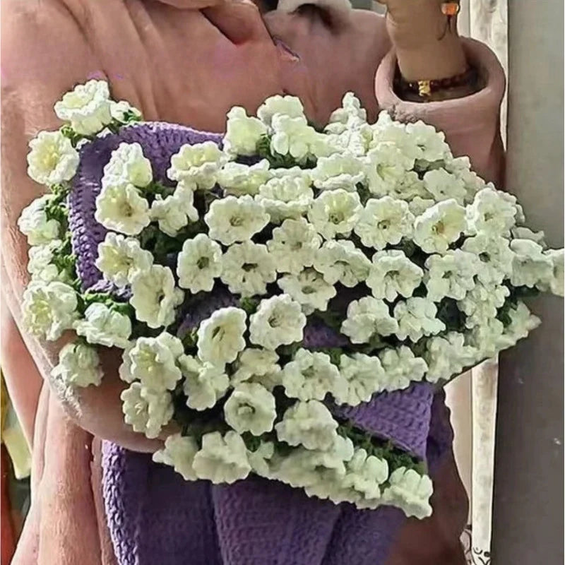 HenryCustoms Crochet Rose Bouquet Blanket