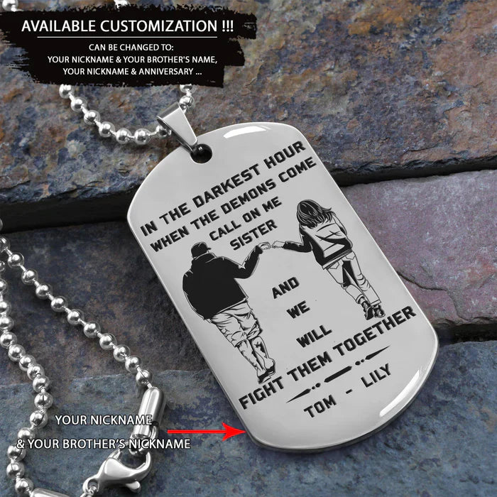 HenryCustoms š„Spartan Custom Engraved Black Dog Tags