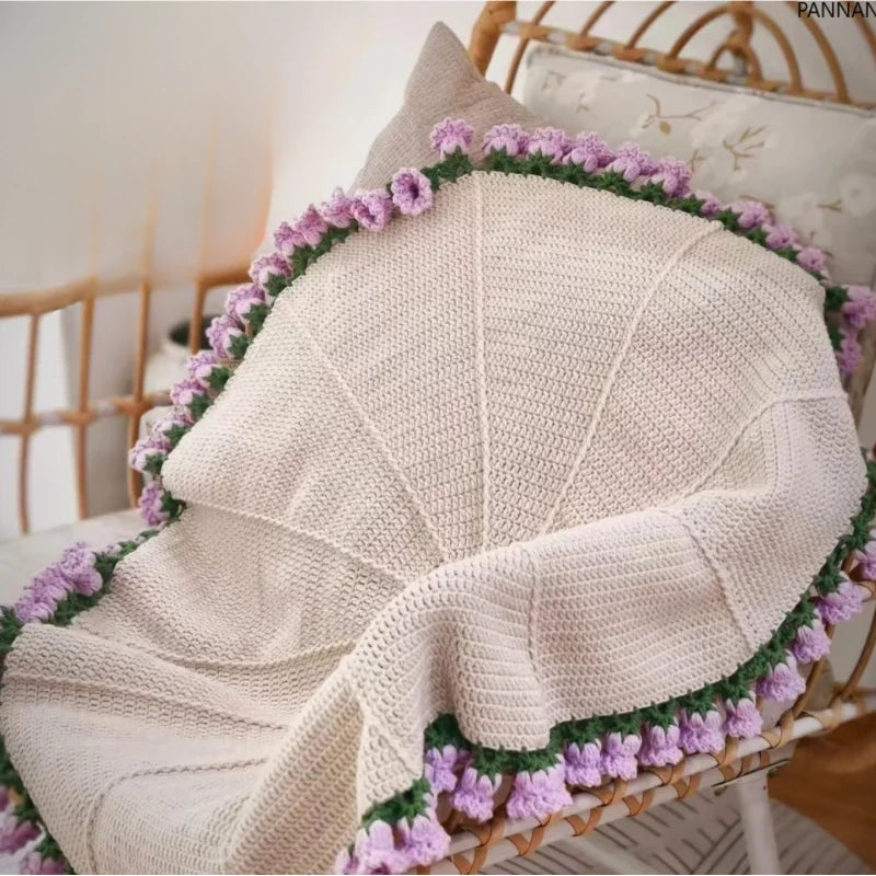 HenryCustoms Crochet Rose Bouquet Blanket