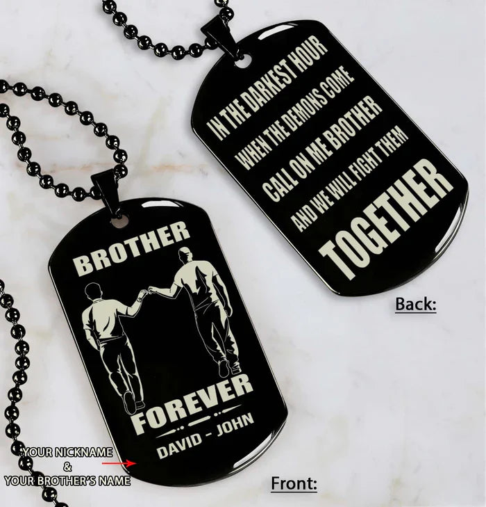 HenryCustoms š„Spartan Custom Engraved Black Dog Tags