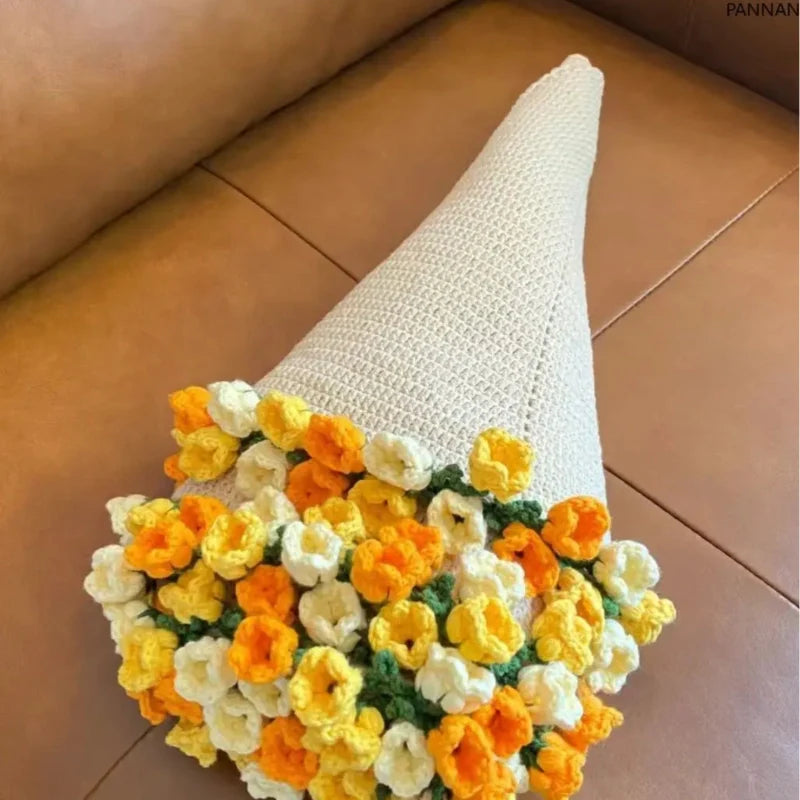 HenryCustoms Crochet Rose Bouquet Blanket