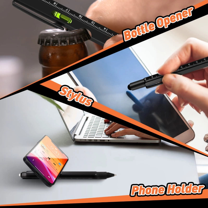 HenryCustoms 6 in 1 Wooden Multifunction Pen