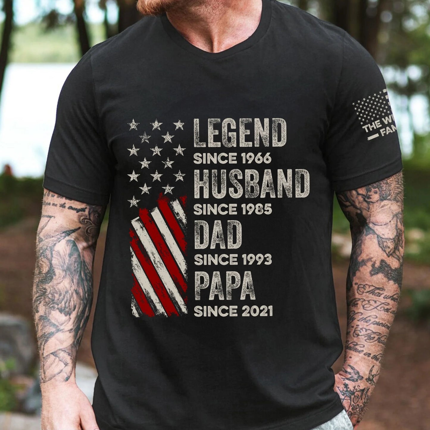 HenryCustoms Legend, Husband, Dad And Grandpa-Personalized Shirt