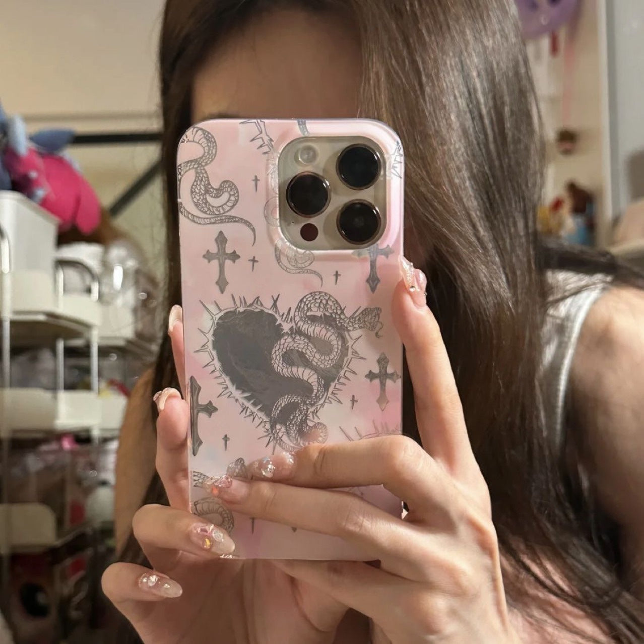 HenryCustoms™ Pink Snake Glacier Phone Case