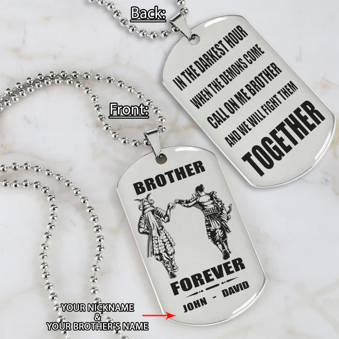 HenryCustoms š„Spartan Custom Engraved Black Dog Tags