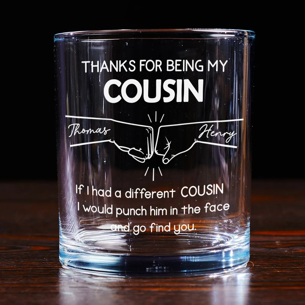 HenryCustoms Engraved Whiskey Glass Gift for Brother - Personalized Present