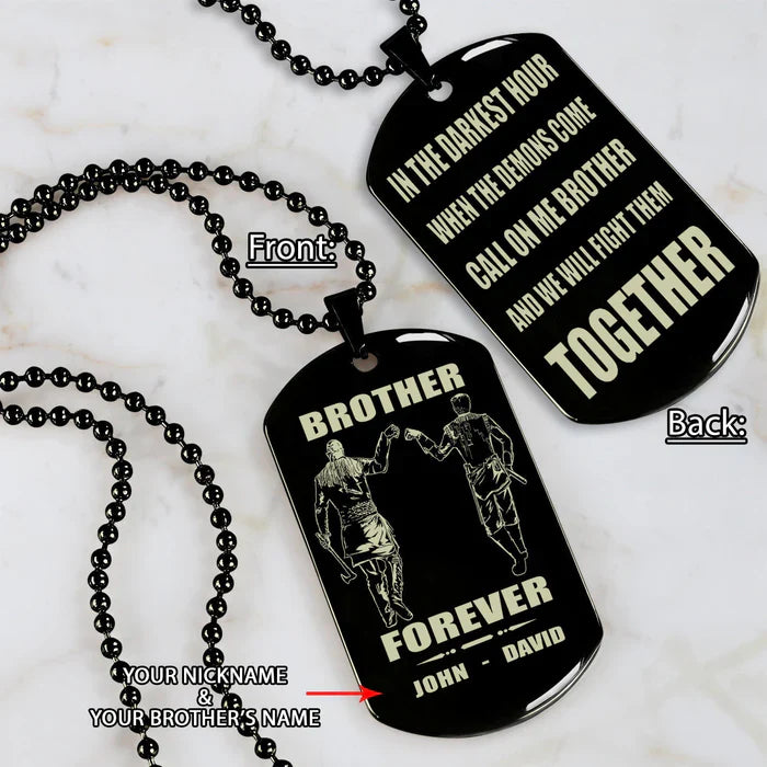 HenryCustoms š„Spartan Custom Engraved Black Dog Tags