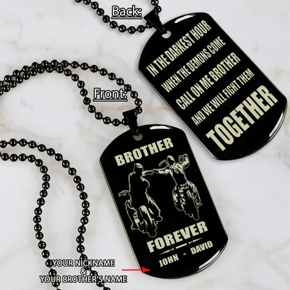 HenryCustoms 🔥Spartan Custom Engraved Black Dog Tags
