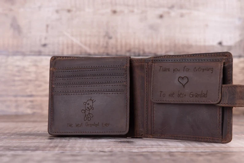 HenryCustoms Custom Handwritten Engraved Wallet