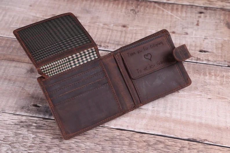 HenryCustoms Custom Handwritten Engraved Wallet