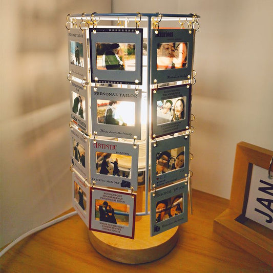 HenryCustoms™ Customized Couple Handmade Reversed Photo Lamp