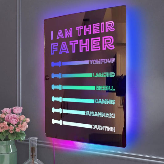 HenryCustoms 🔥2025 Father's Day Hot Sale🔥DAD's Lightsaber Mirror Lamp