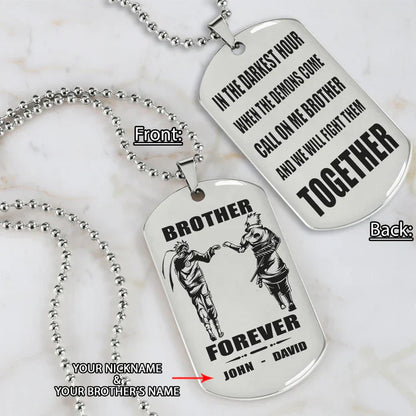 HenryCustoms 🔥Spartan Custom Engraved Black Dog Tags
