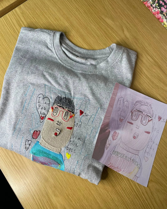 HenryCustoms Special handwriting T-shirt