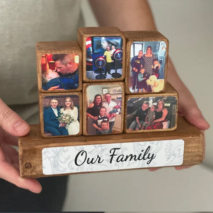 HenryCustoms Stacking Photo Blocks Set - Photo Gift